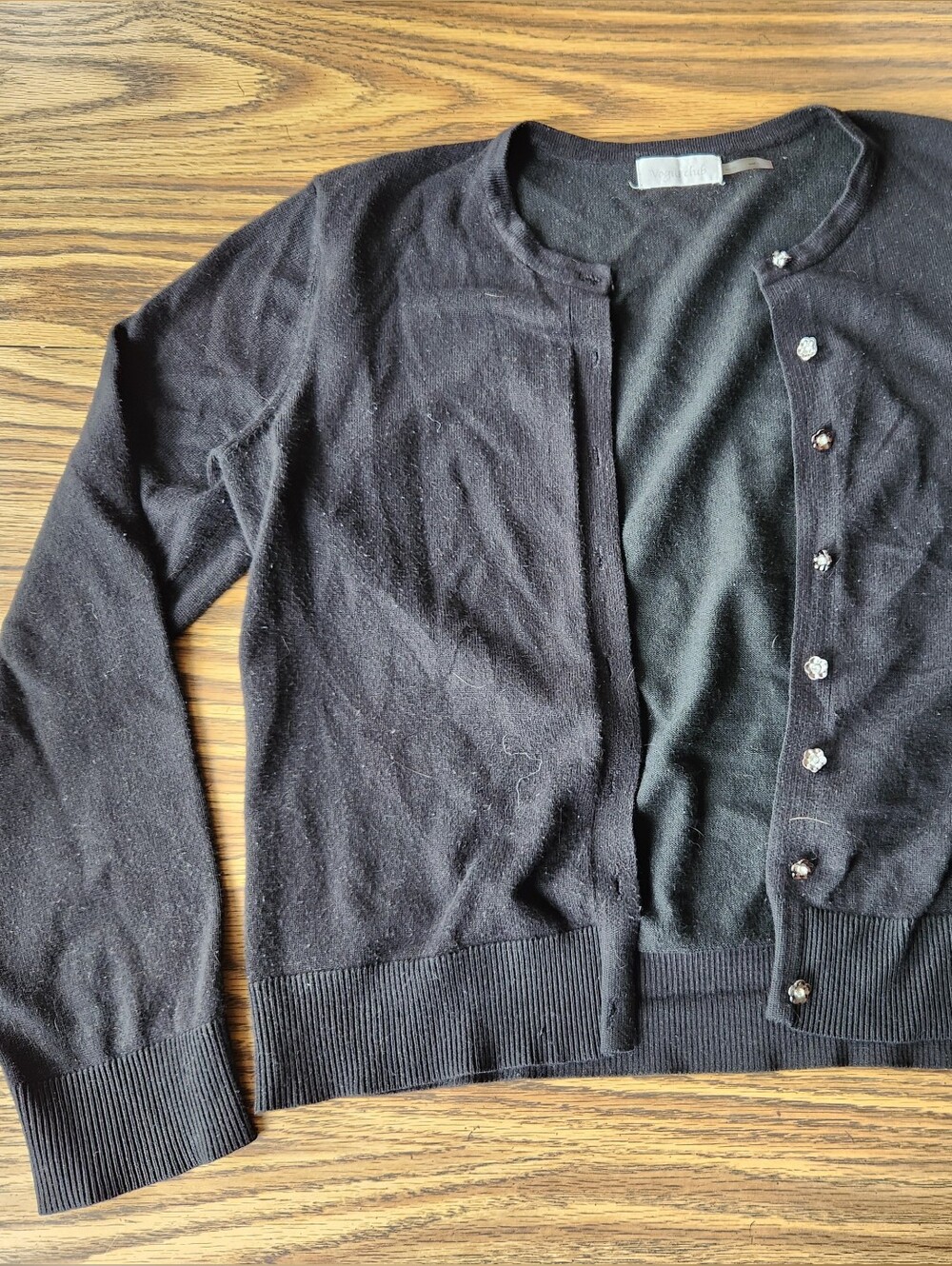Vogue Club Black Cardigan *DAMAGED*